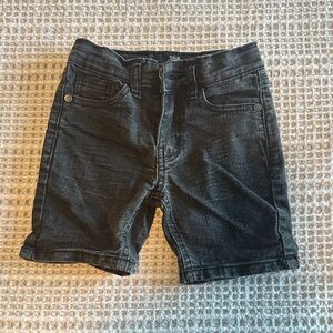Indigo Kids Black Denim Shorts